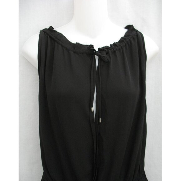 Theory Black Silk Sleeveless Ritah Dress Size 4 - Picture 2 of 13